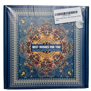 Box Set of Scented Candles Set of 4 New In Tins Best Wishes for You by King